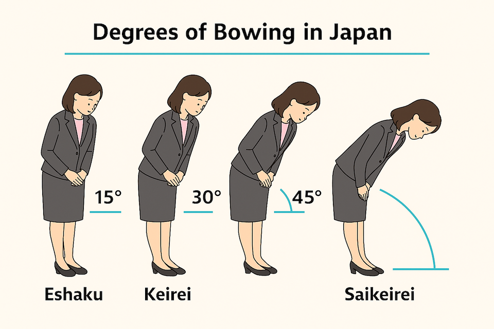 three types of Japanese bows