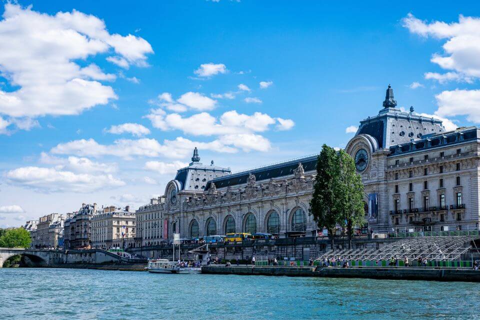 Visitors at the Musée d'Orsay in Paris