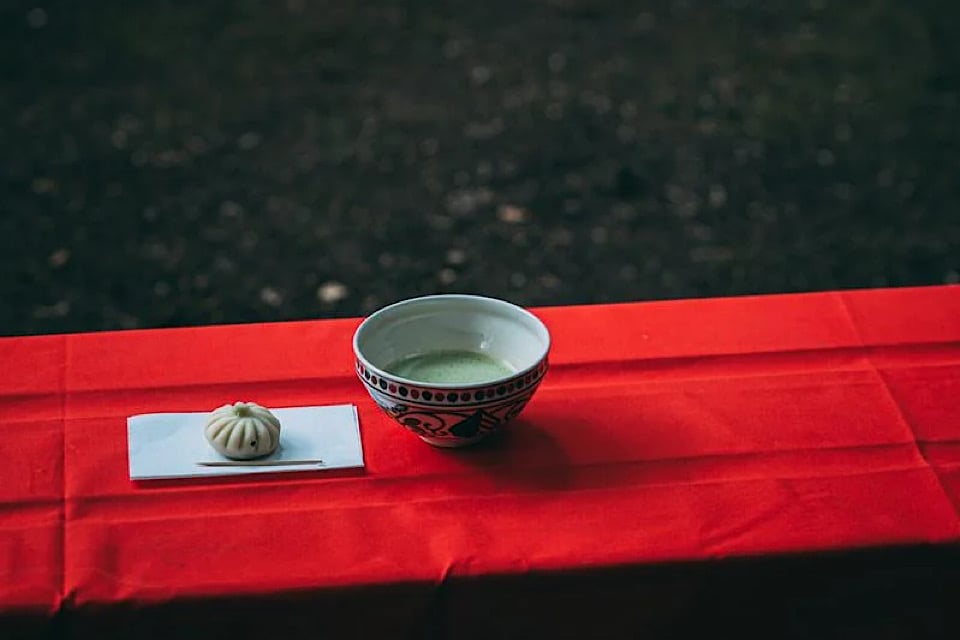 茶道体験：茶菓子