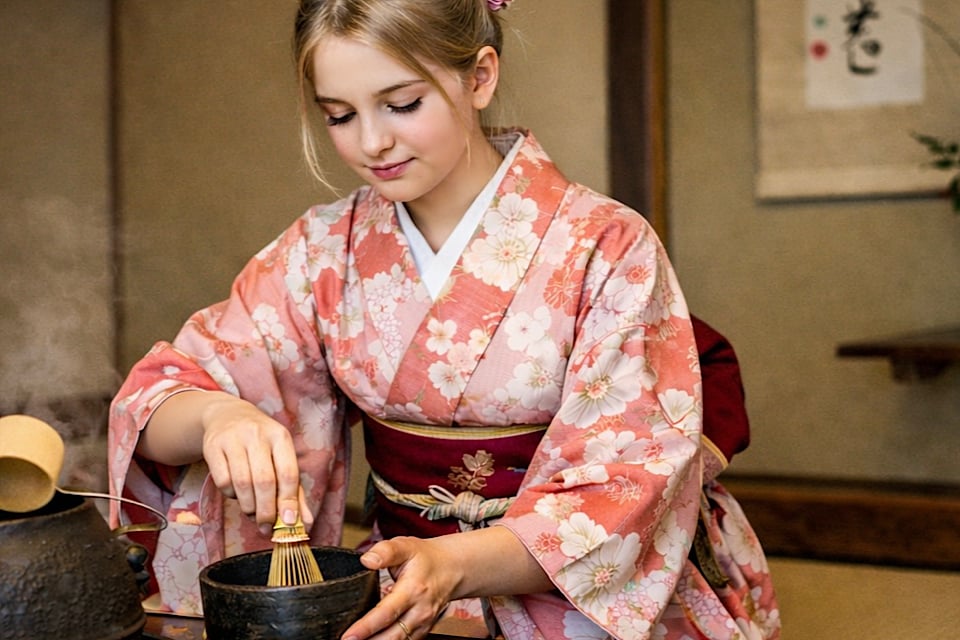 茶道体験：外国人茶道体験