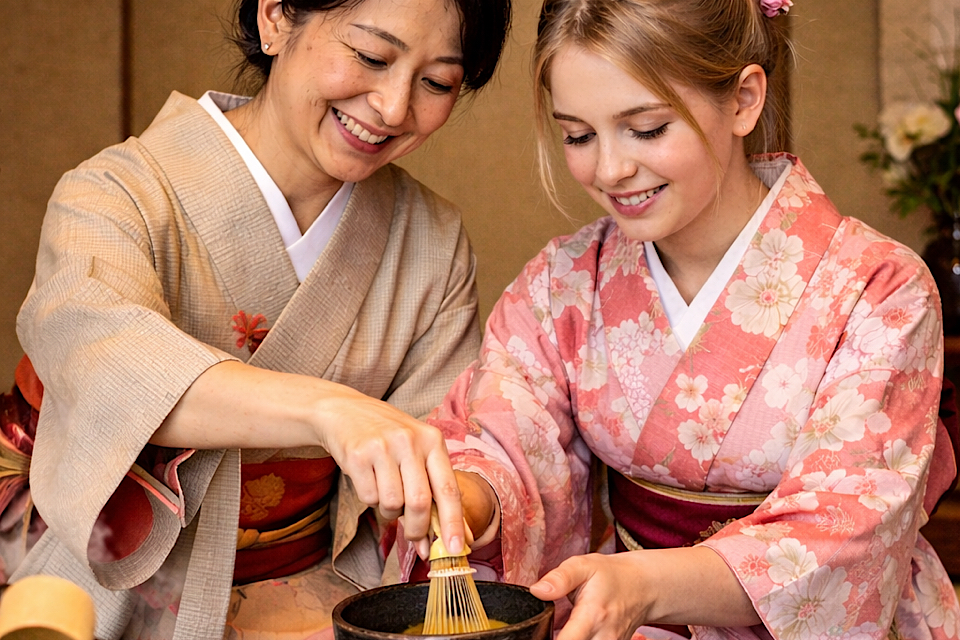 茶道体験：先生