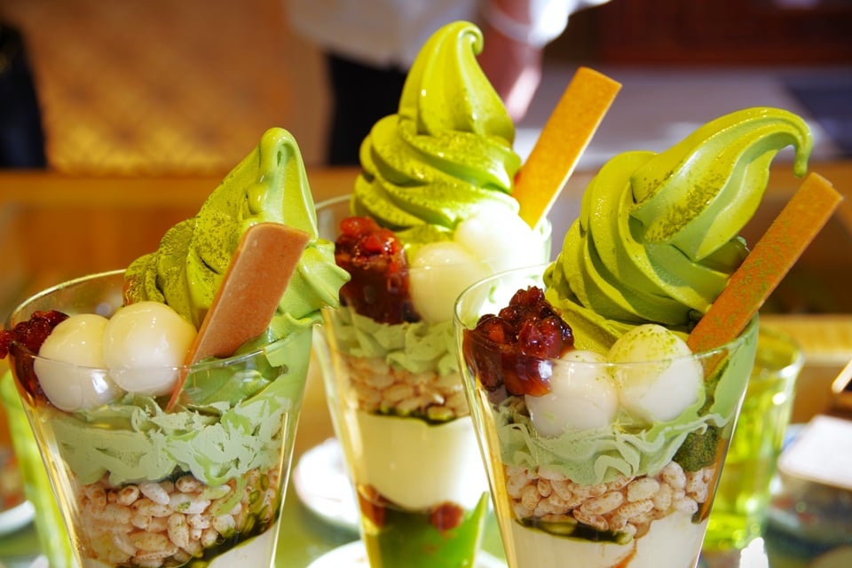 Wagashi and Matcha Desserts
