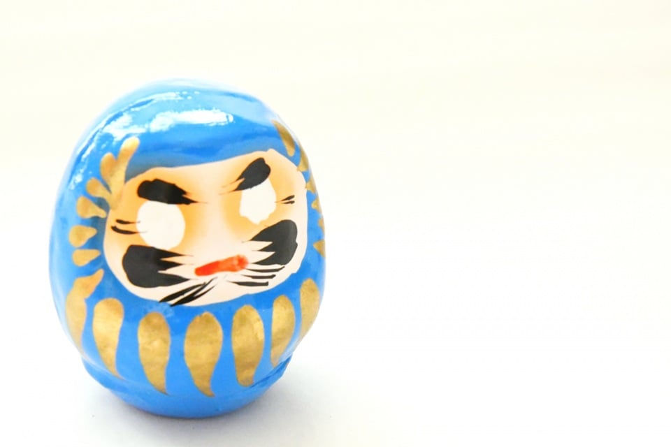 Blue Daruma