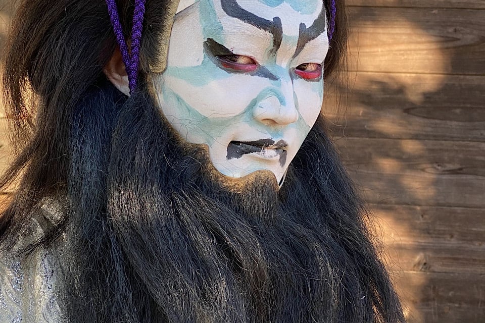 kabuki:man makeup 