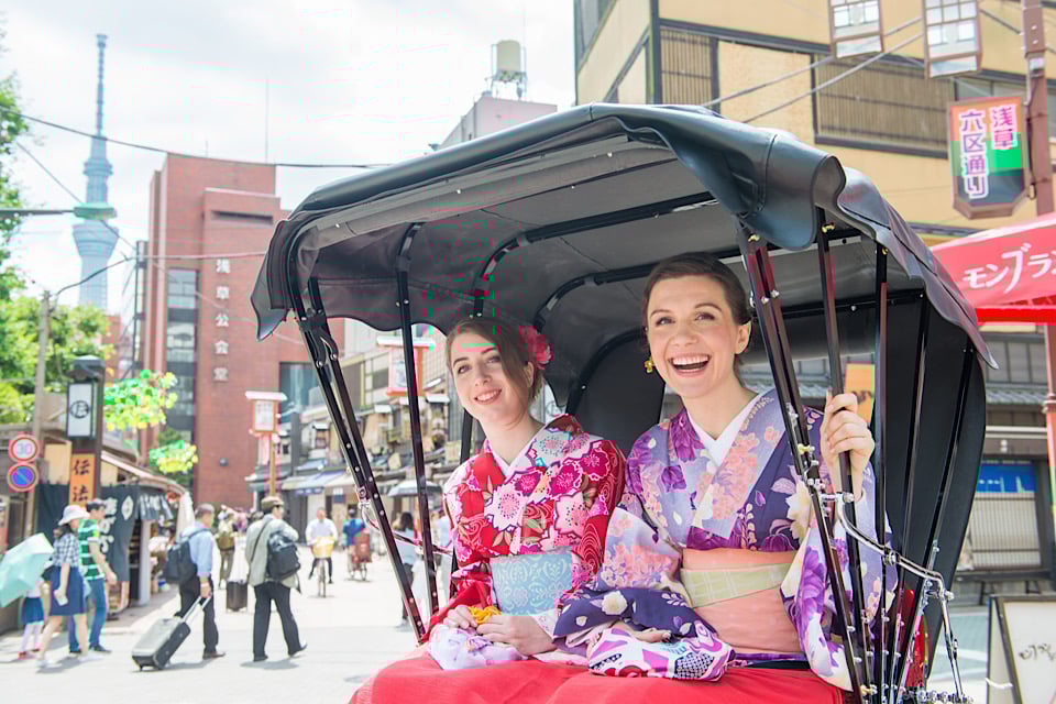 Cherry Blossoms rickshaw
