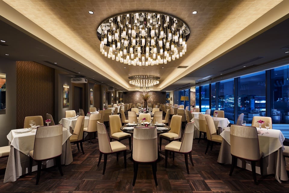 Interior of THE GRAND 47 restaurant in Ginza