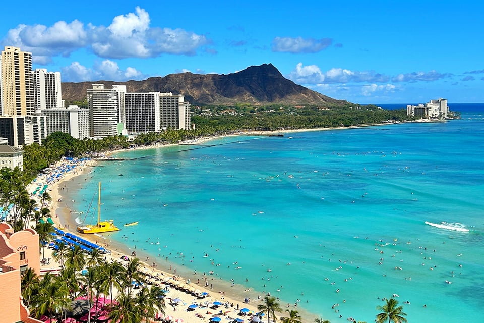 Hawaii as a popular destination for corporate incentive tours