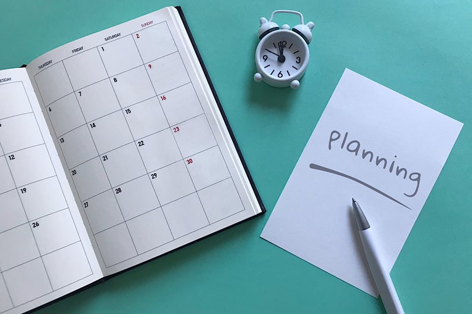 Corporate Event Planner planning